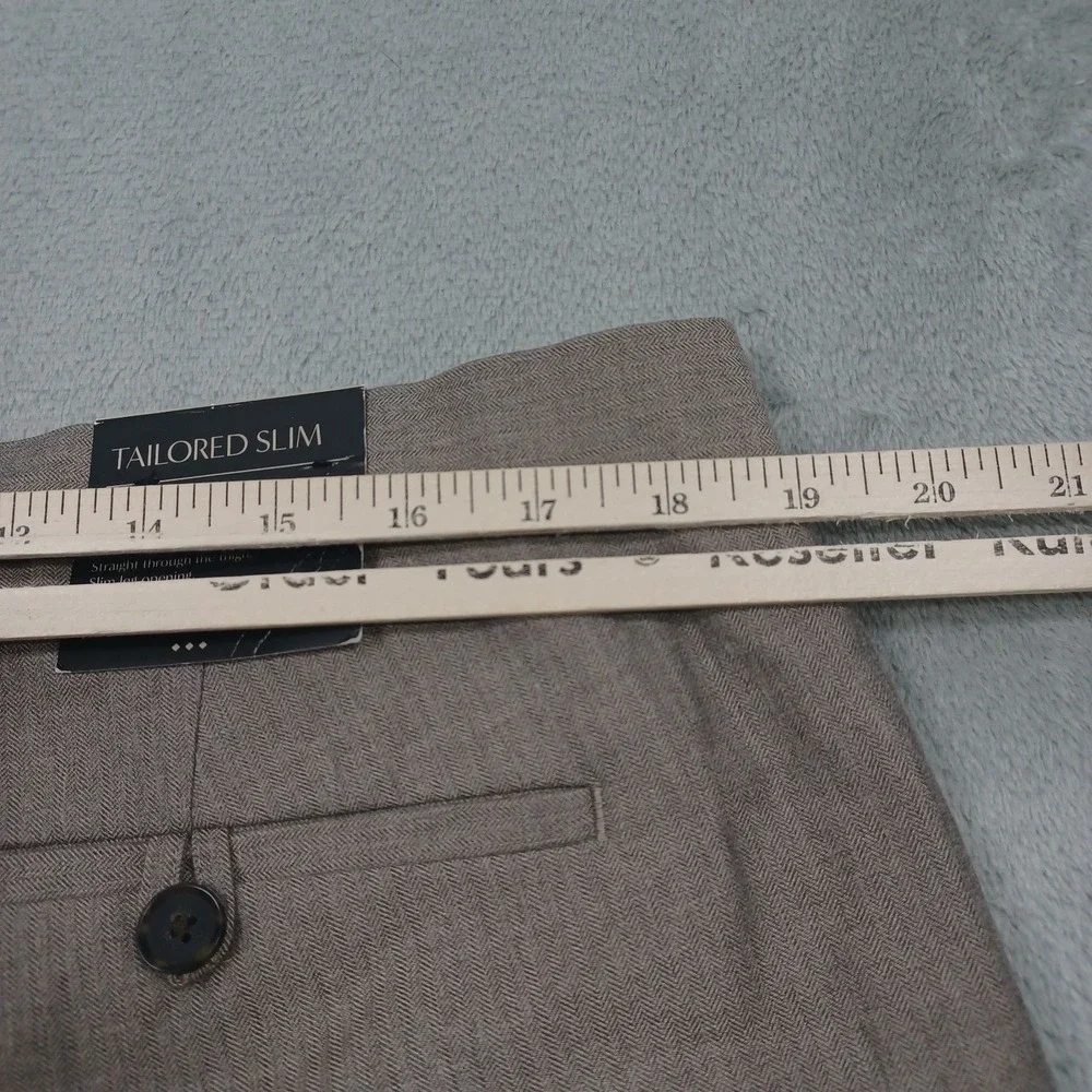 Banana Republic Pants Mens 38x32‎ Brown Slim Fit Preppy Chino Pockets NWT